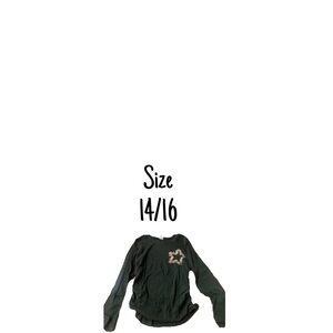 Kids Green Long Sleeve Shirt